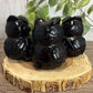 Large Owl Carvings - Black Obsidian
