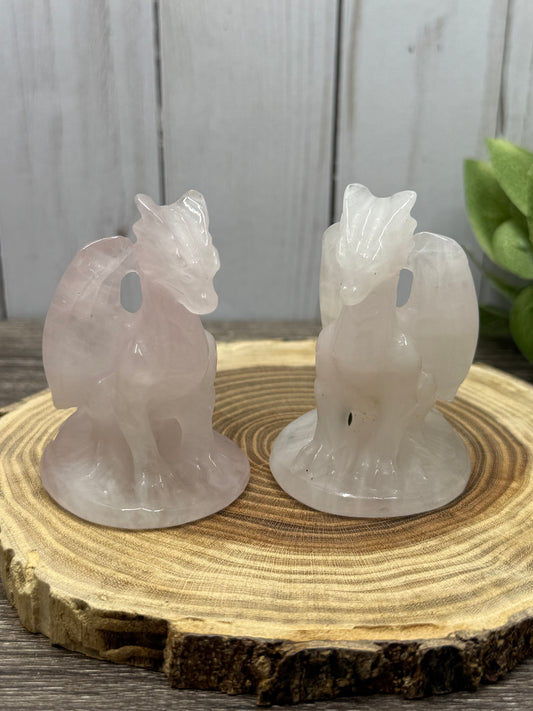 Dragon  - Rose Quartz