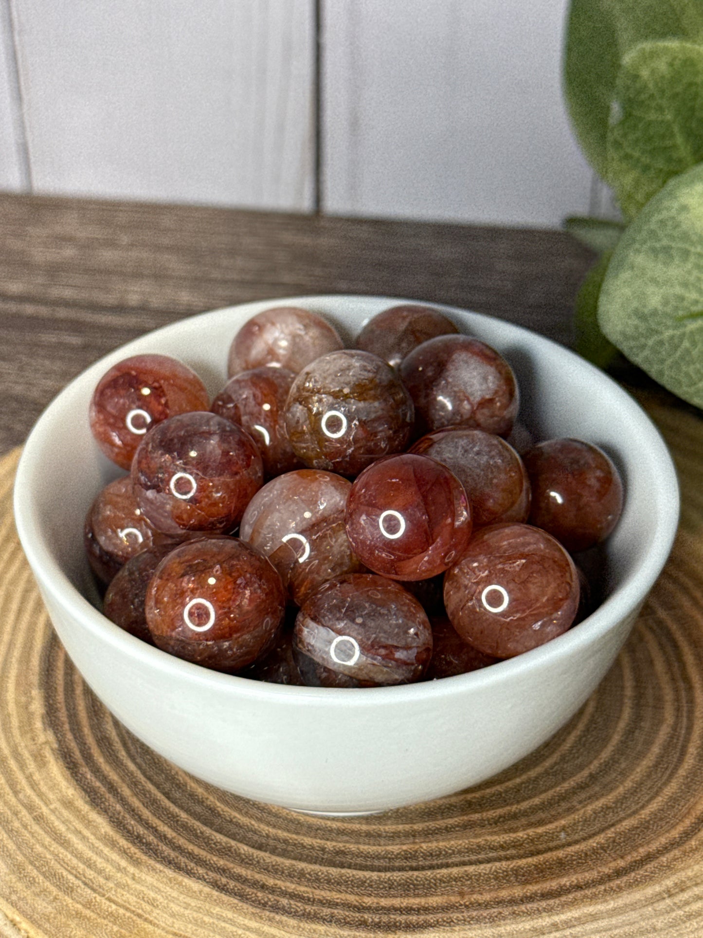 Fire Quartz Mini Spheres