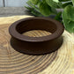 Wide Wooden Circular Sphere Stands - Small Medium Large