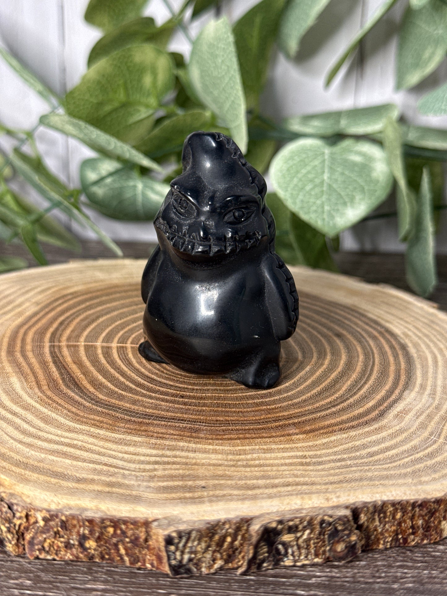 Nightmare Before Christma Carvings - Black Obsidian