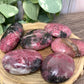 Rhodonite Palm Stone