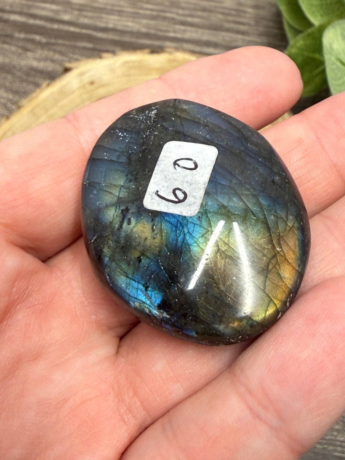 Labradorite Palm Stones - small