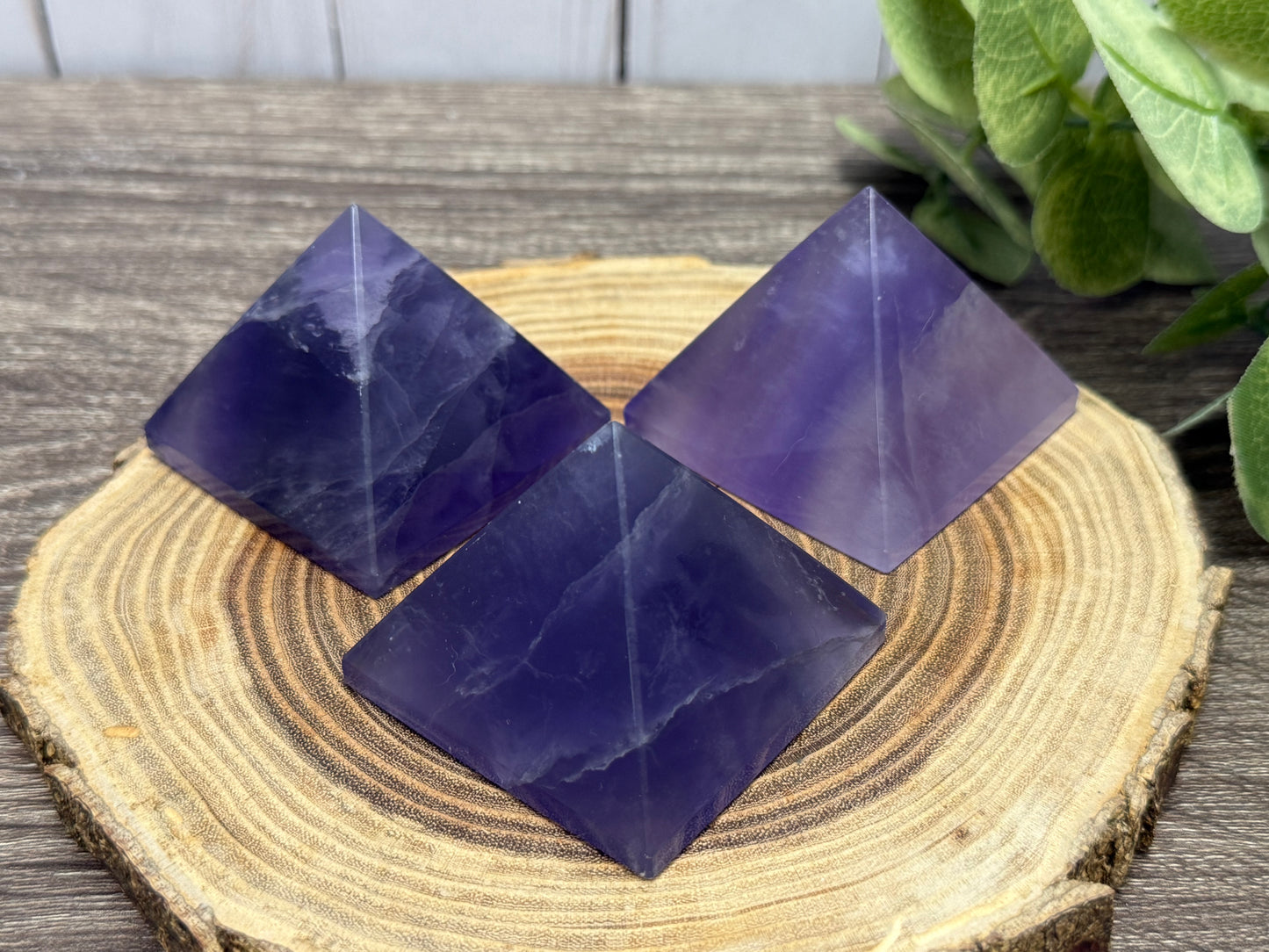Purple Fluorite Pyramid