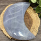 Blue Rose Quartz Large Moons (no stands)