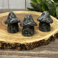 Crystal Ghost Carving With Mushroom Hat
