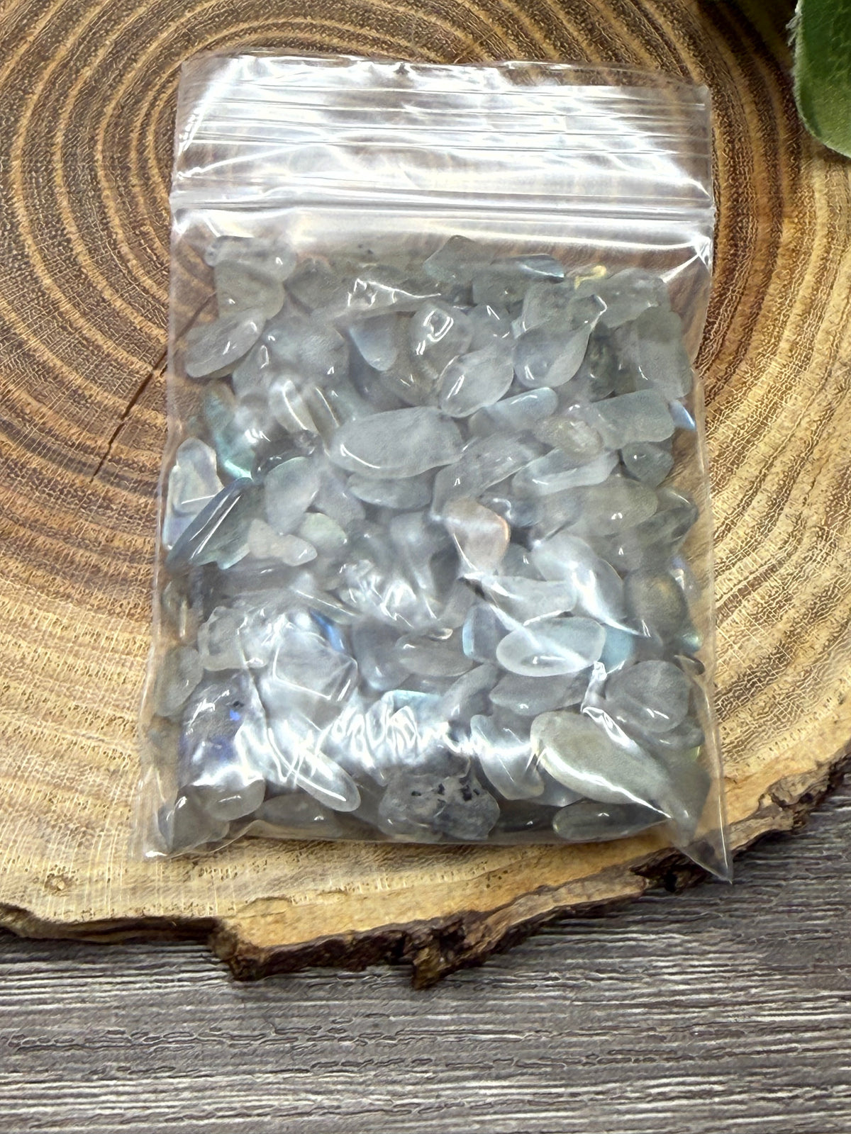 Labradorite Crystal Chip Bag (small)