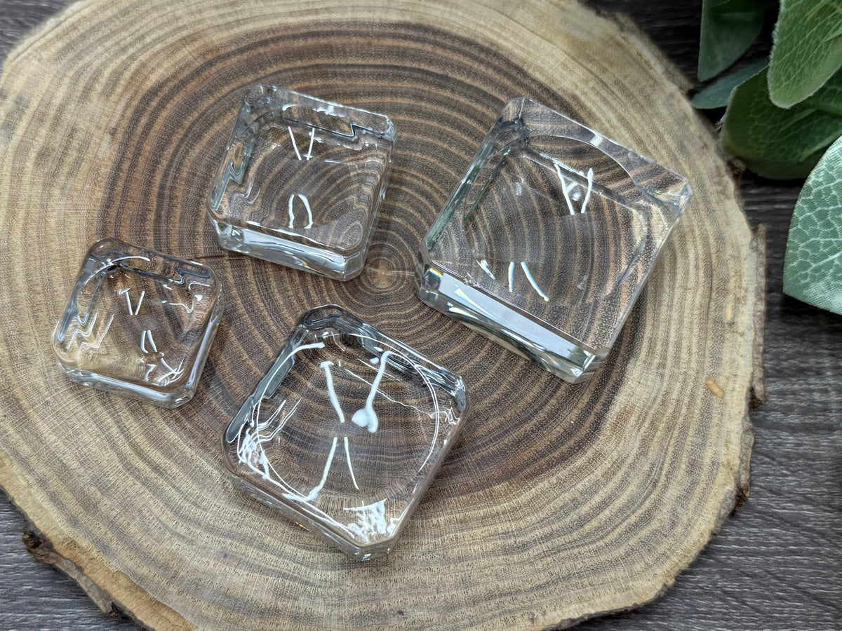 Square Acrylic Sphere Stands (Variety of sizes)