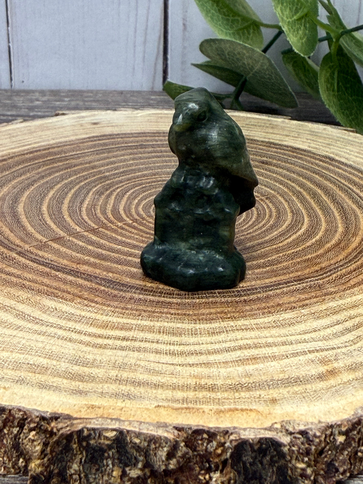 Bird on Tombstone Carving