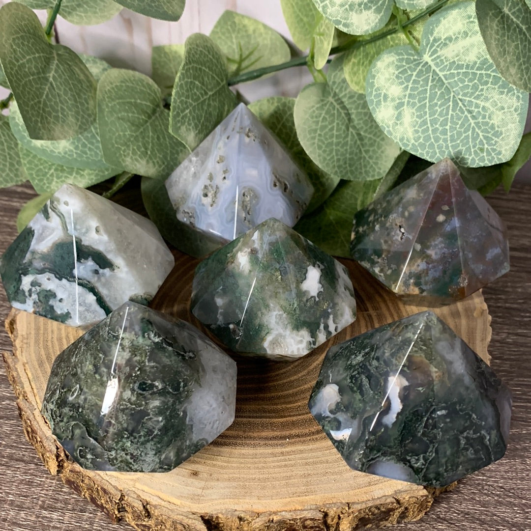 Diamonds - Moss Agate