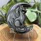 Dragon with Moon - Sheen Obsidian