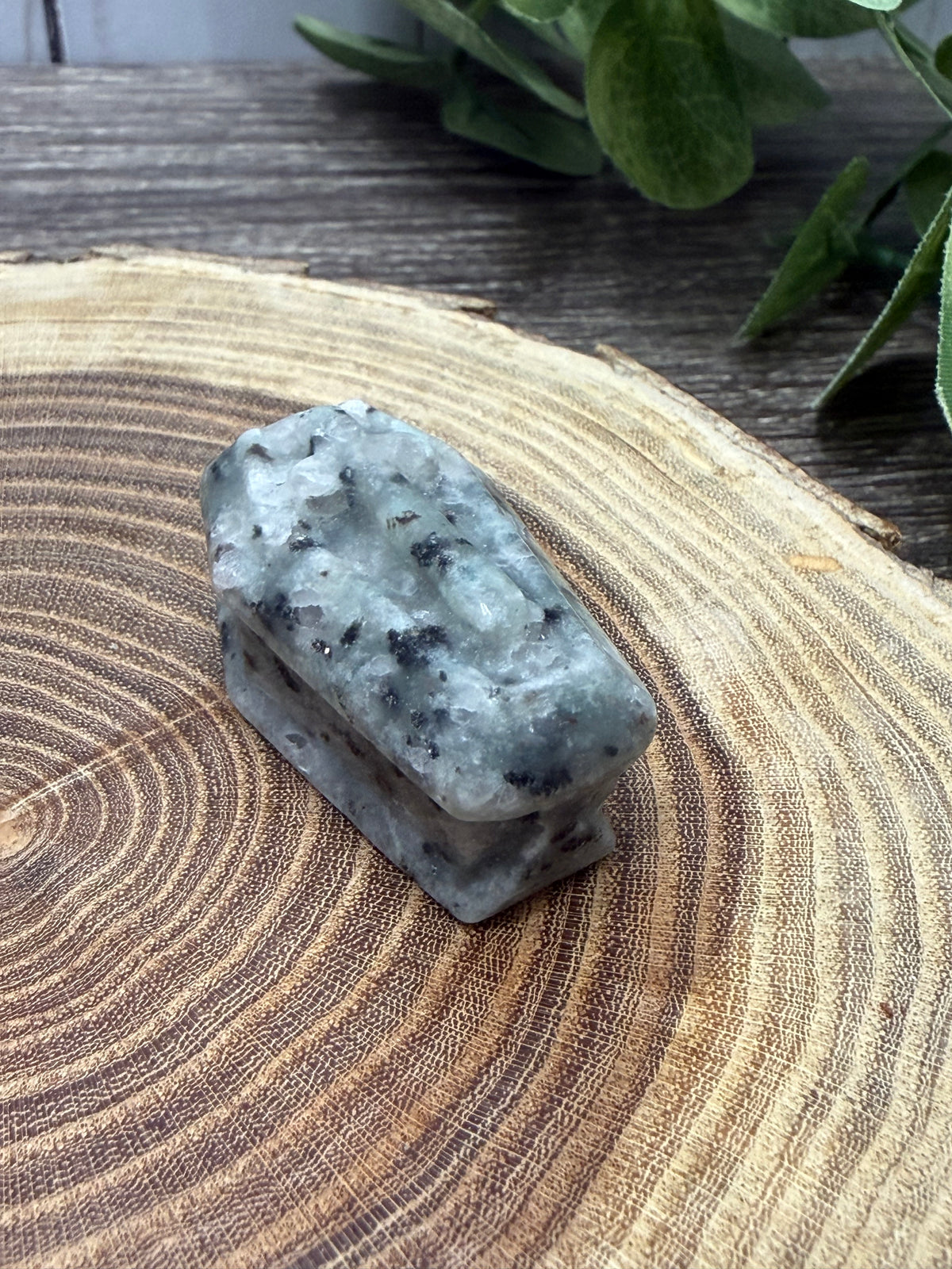 Coffin Crystal Carving