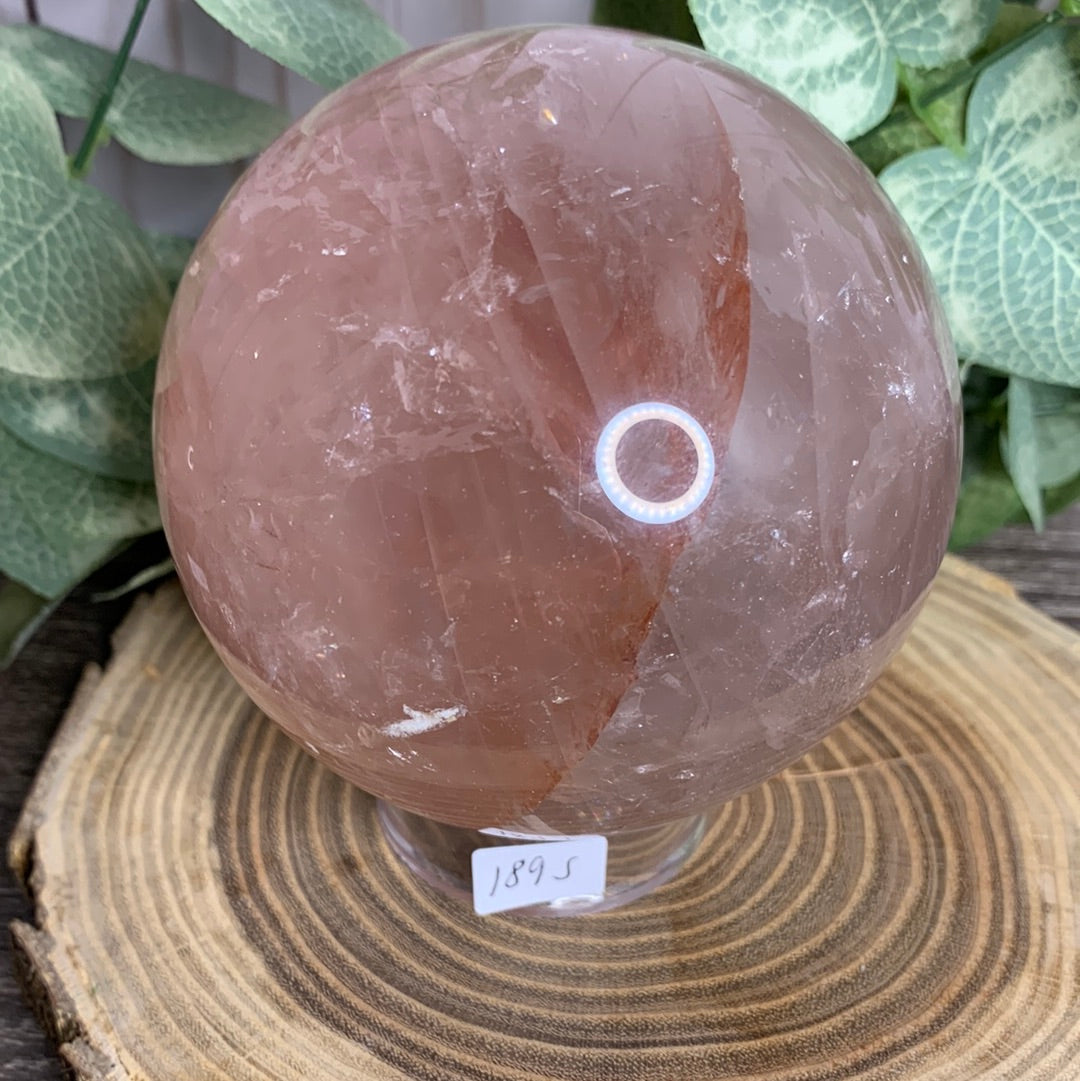 Fire Quartz Sphere