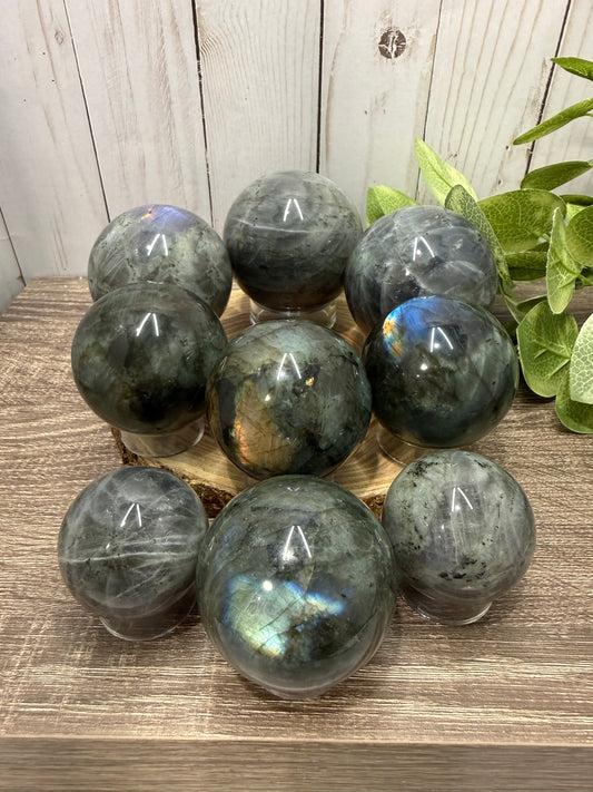 Labradorite Spheres