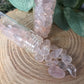 Rose Quartz Crystal Chip Bottle