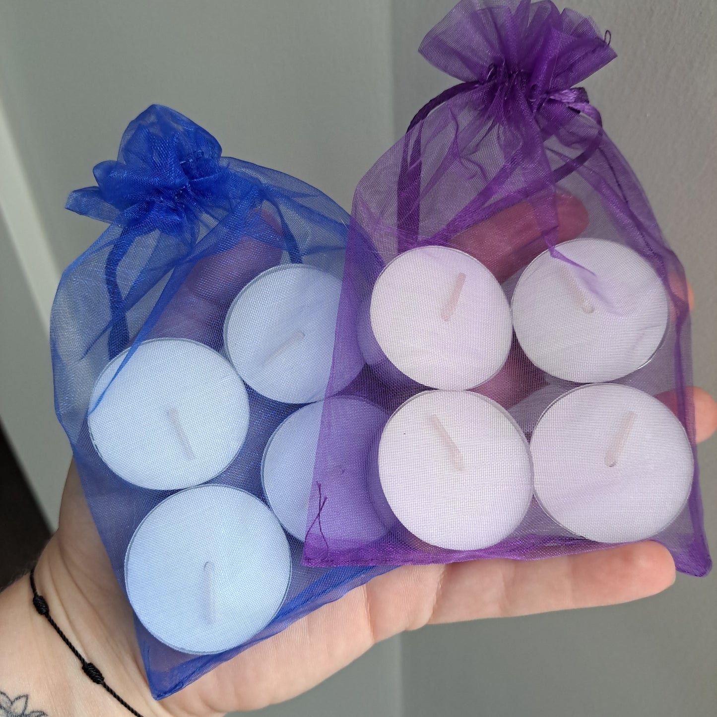 Tea Lights in Organza Bag