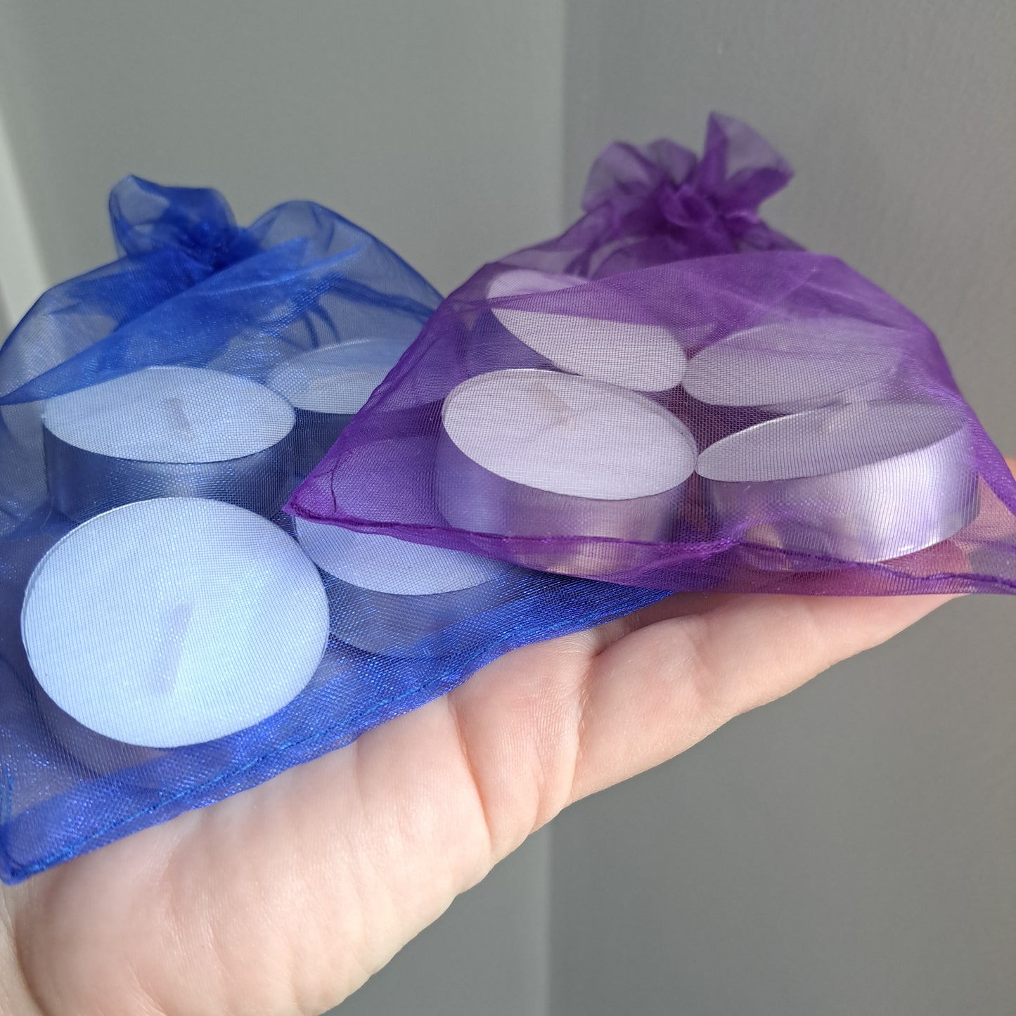 Tea Lights in Organza Bag