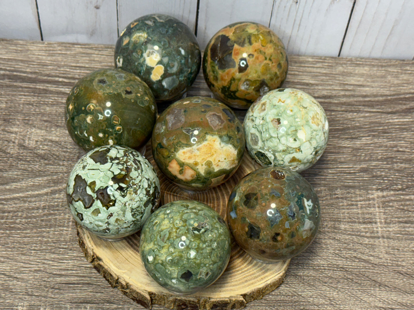 Rainforest Agate Sphere