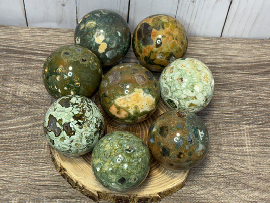 Rainforest Agate Sphere