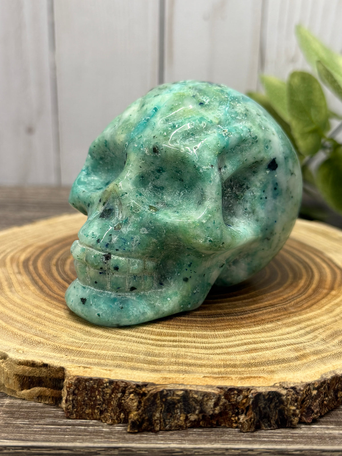 Large Phoenix Stone Skull
