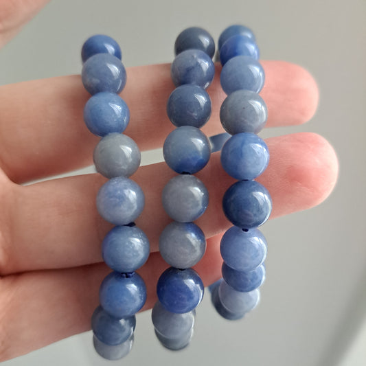 Blue Aventurine -  Bracelet 8 mm