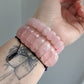 Rose Quartz Bangle Style - Bracelet