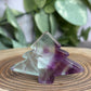 Christmas Tree Crystal Carving (Fluorite)