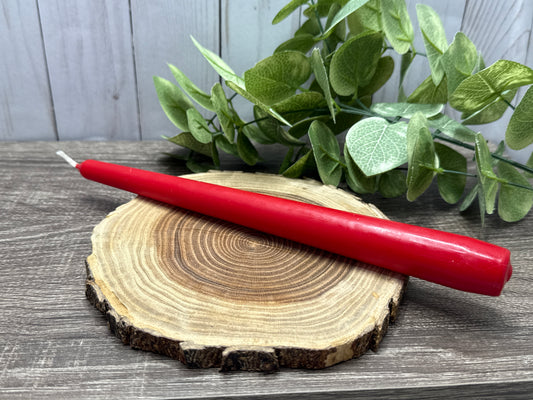 Large Tapered Candles - Red