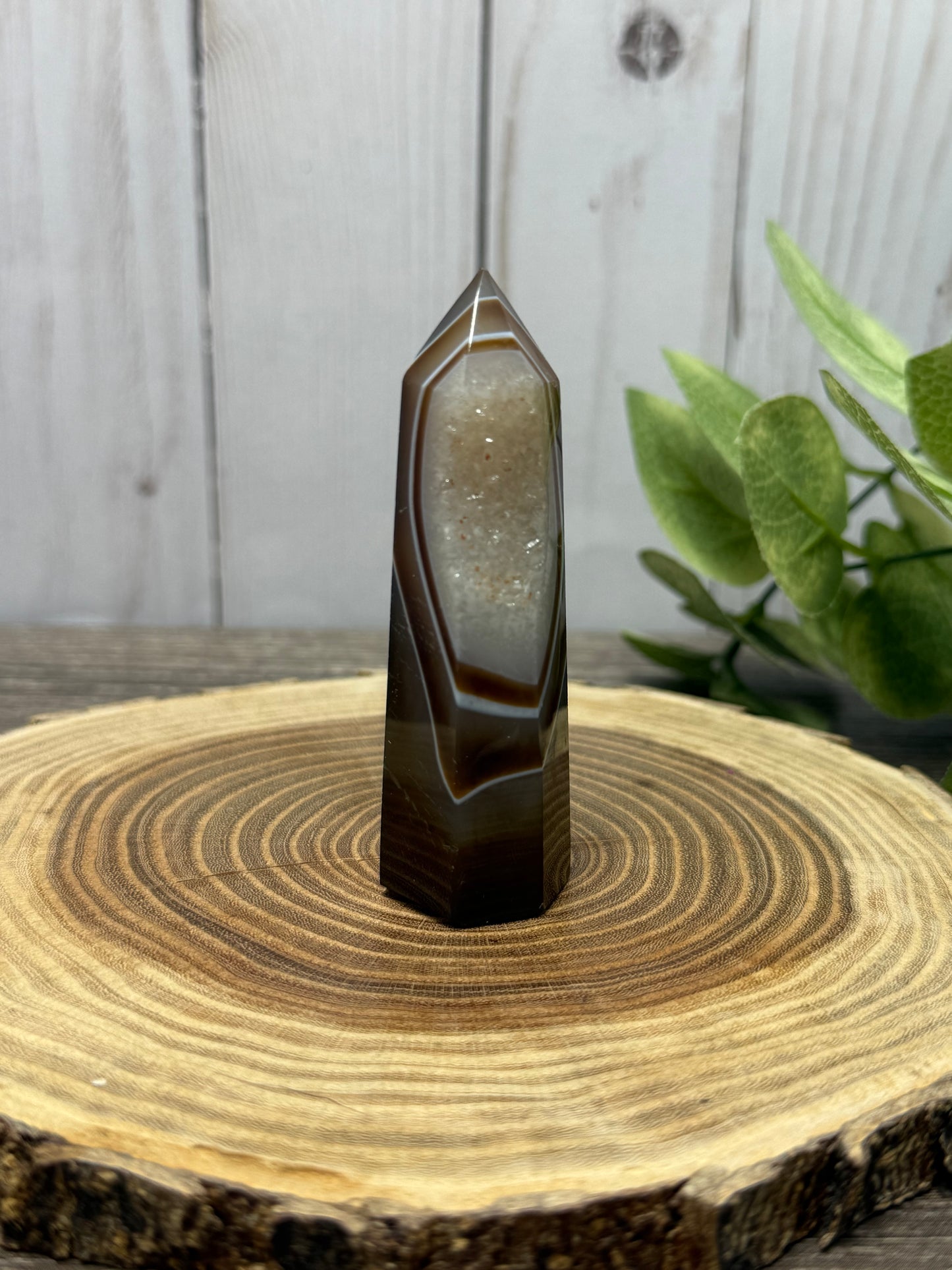 Chocolate Calcite Tower