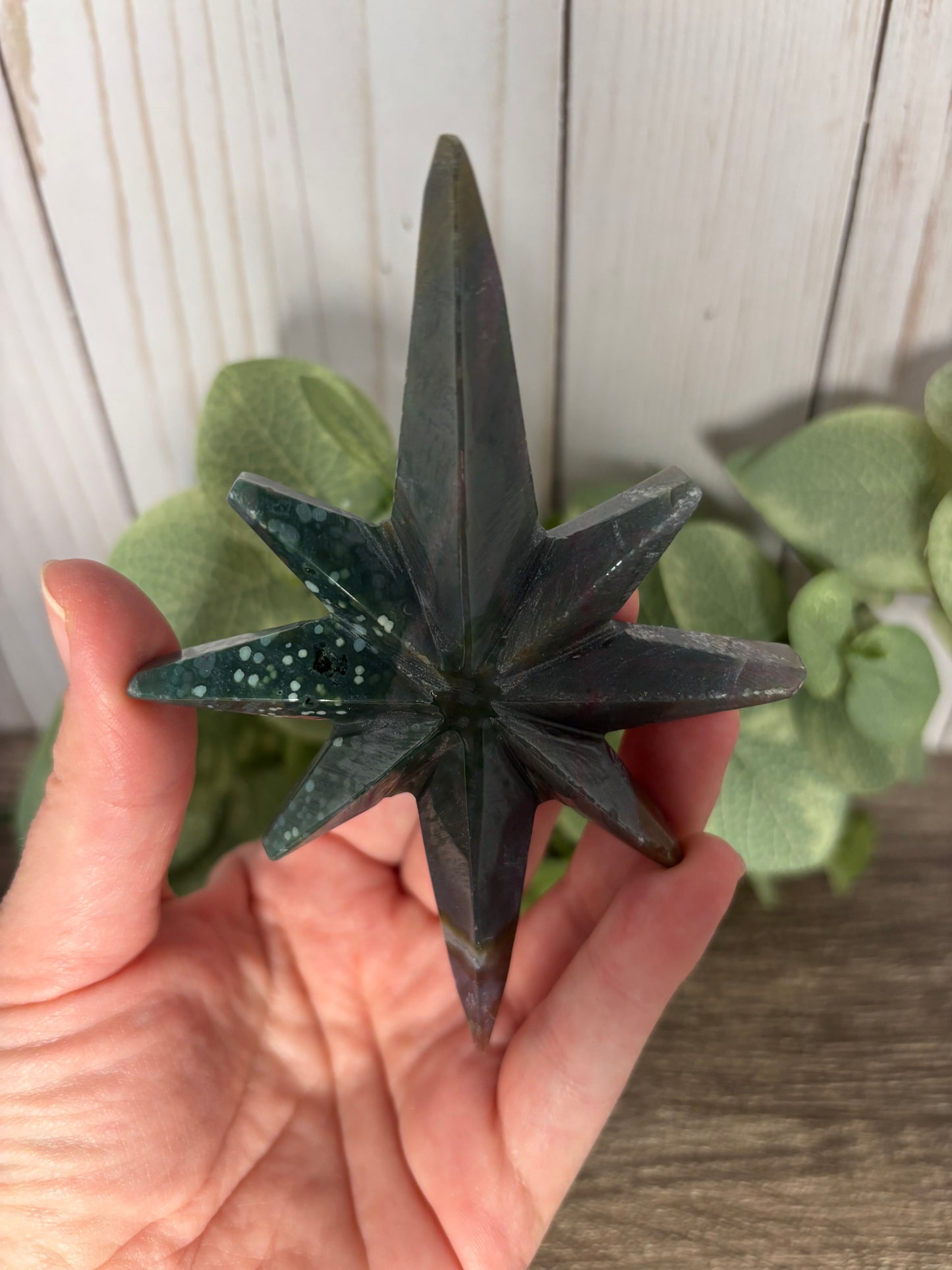 Christmas Star Crystal Carving