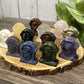 Tombstones / Head Stones with a Skull Engraved - Halloween Carving