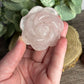 Flower Carvings - Rose Quartz & Strawberry Quartz