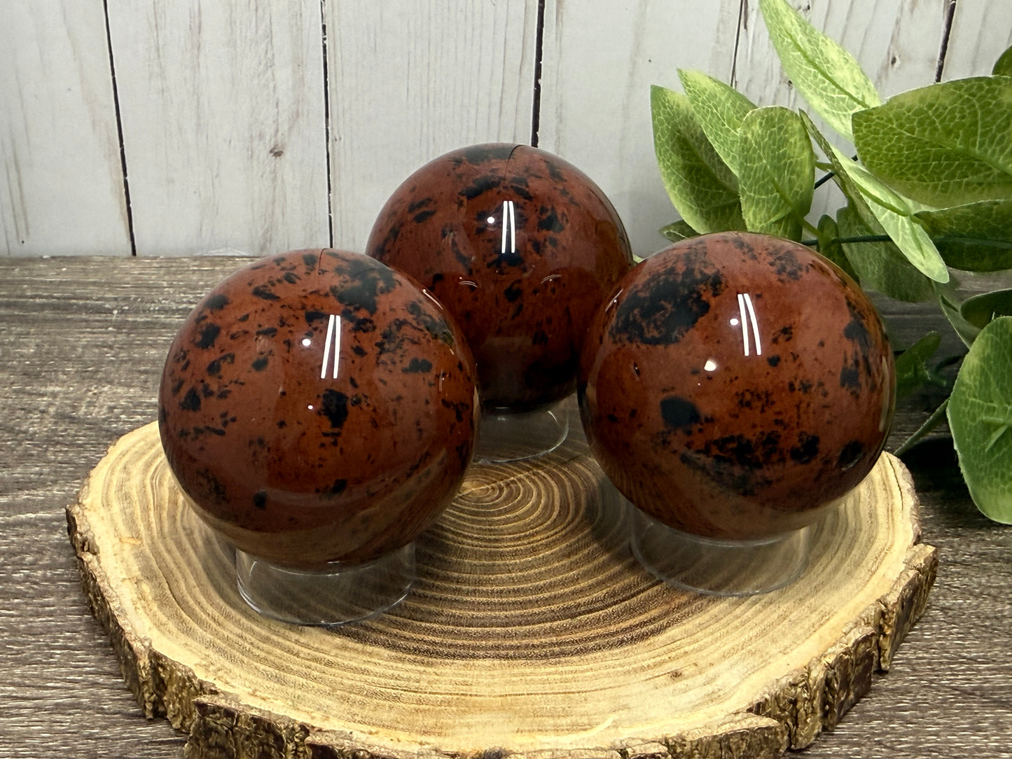 Mahogany Obsidian Sphere