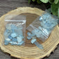 Aquamarine Crystal Chip Bag