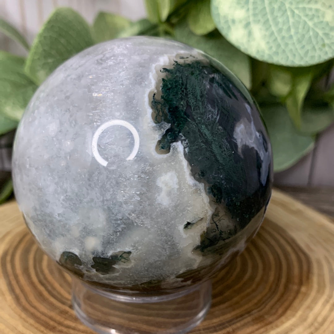 Moss Agate Spheres