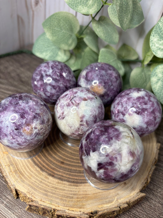 Lepidolite Sphere