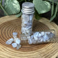 Blue Lace Agate Crystal Chip Bottle