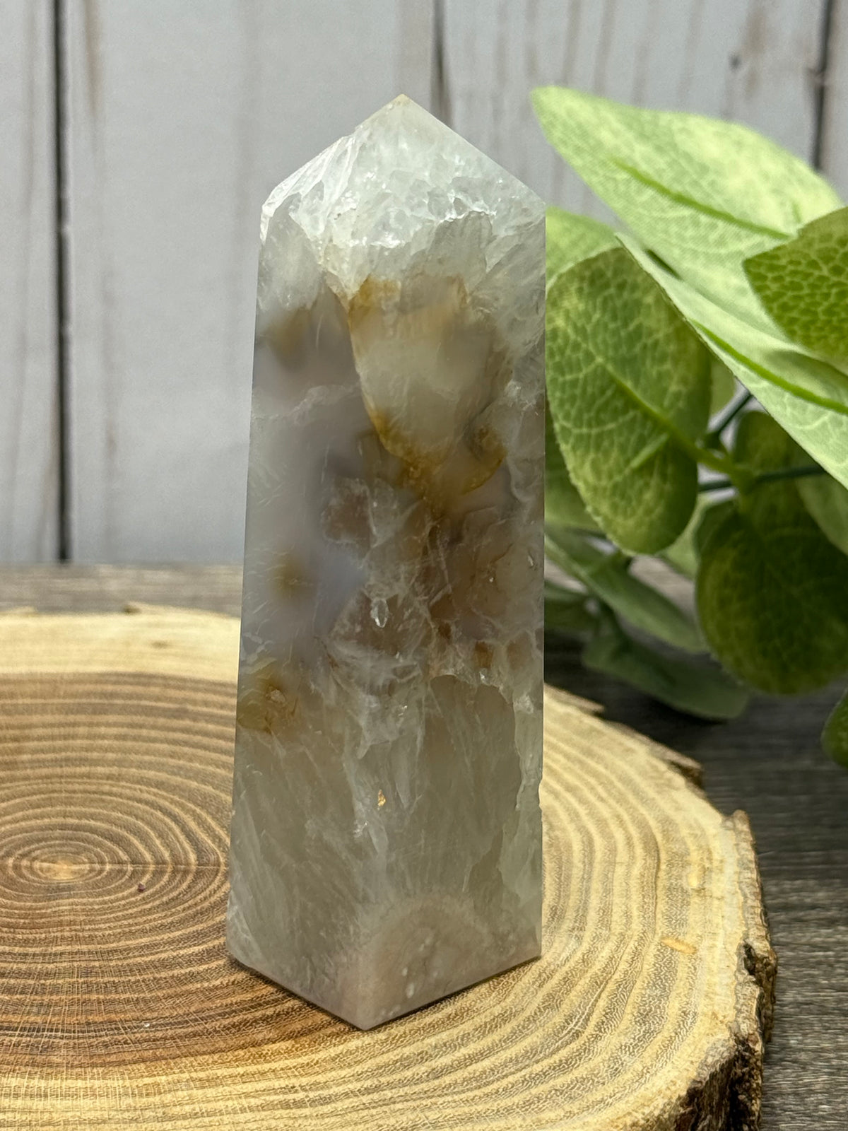 Flower Agate & Presulite Towers
