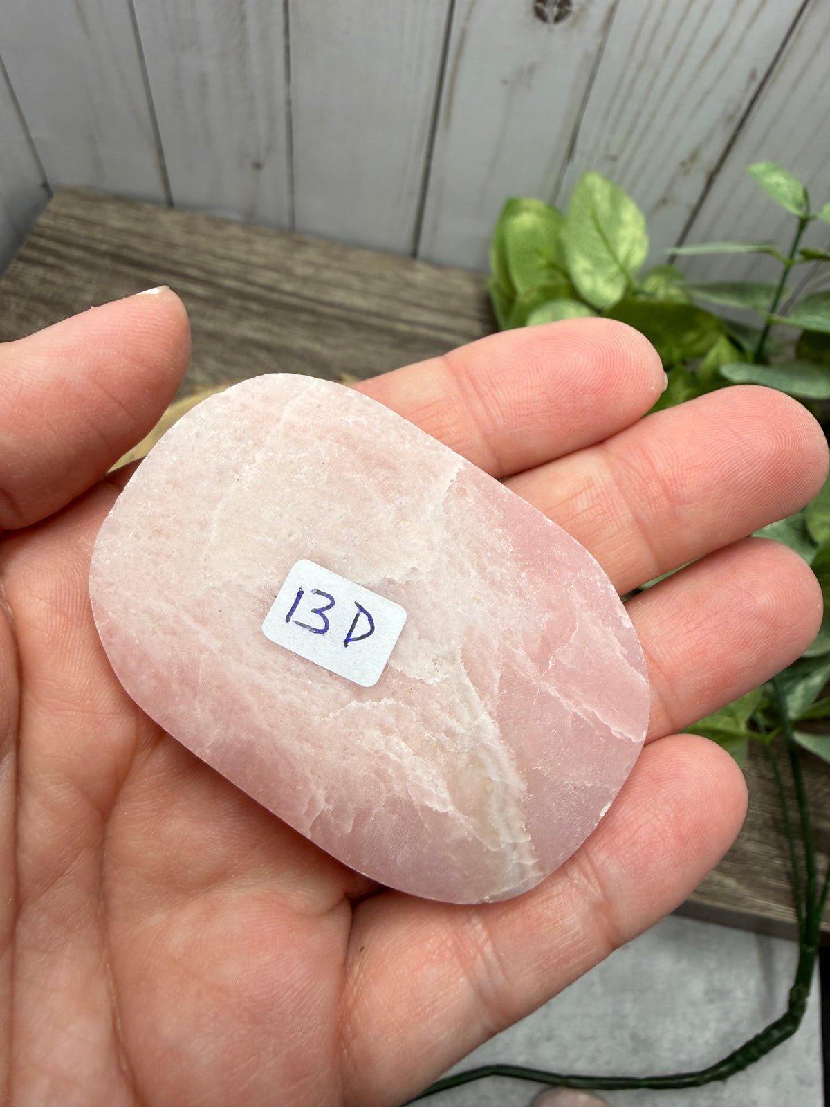 Pink Opal Palm Stones