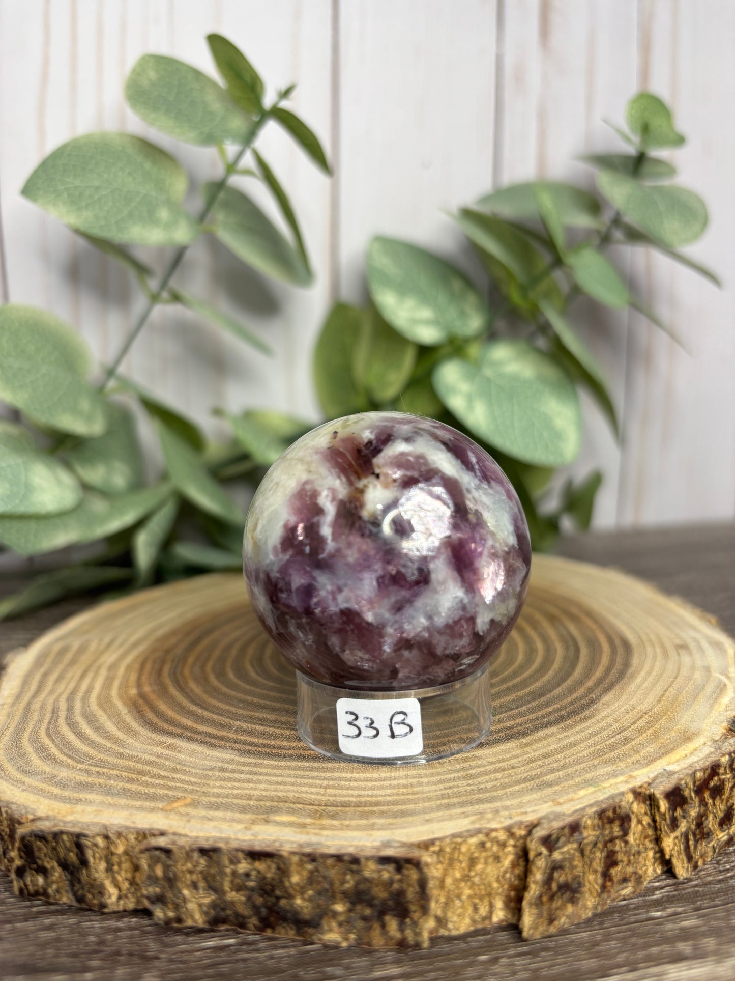 Lepidolite Sphere