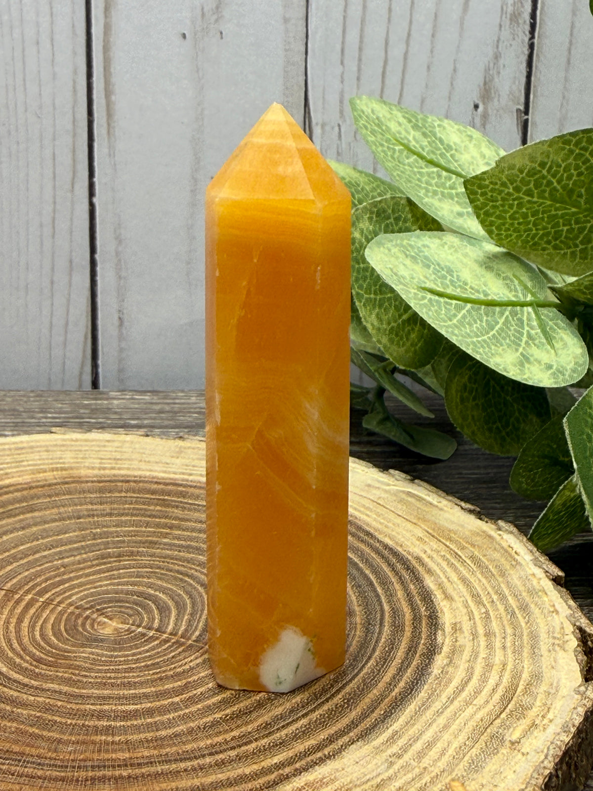 Orange Calcite Tower