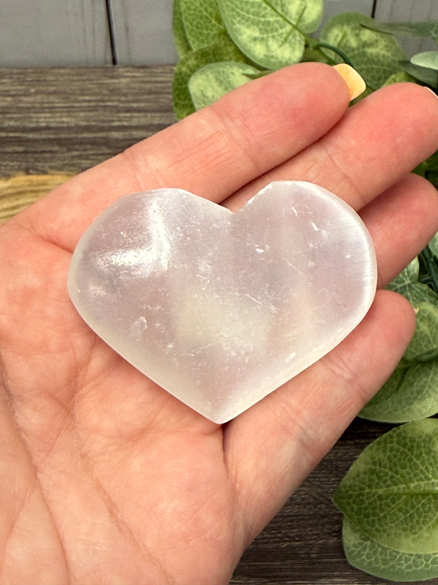 Selenite Hearts