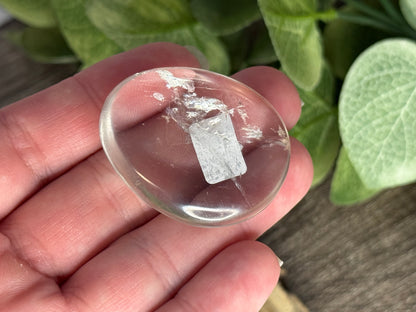Smaller Clear Quartz Palm Stones