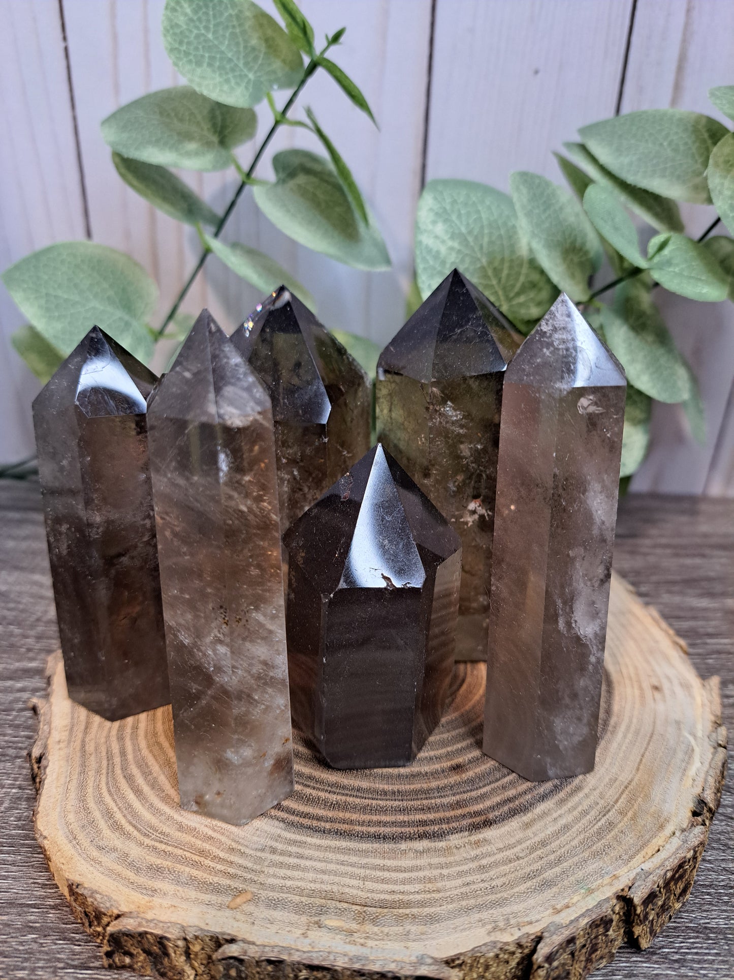 Smokey Quartz Towers