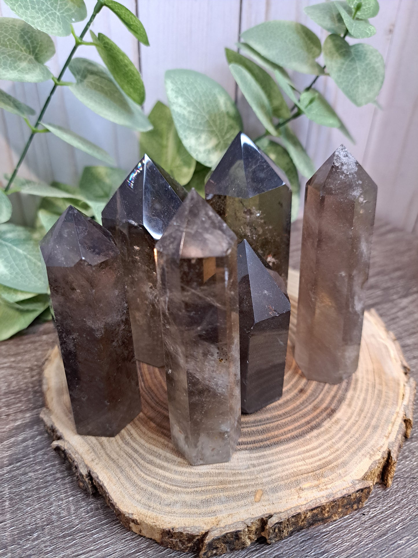 Smokey Quartz Towers