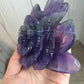 Fluorite Rose Carving