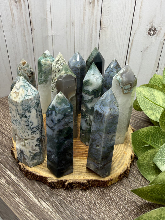 Moss Agate Towers