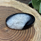 Black Agate Palm Stones