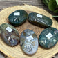Moss Agate Palm Stones