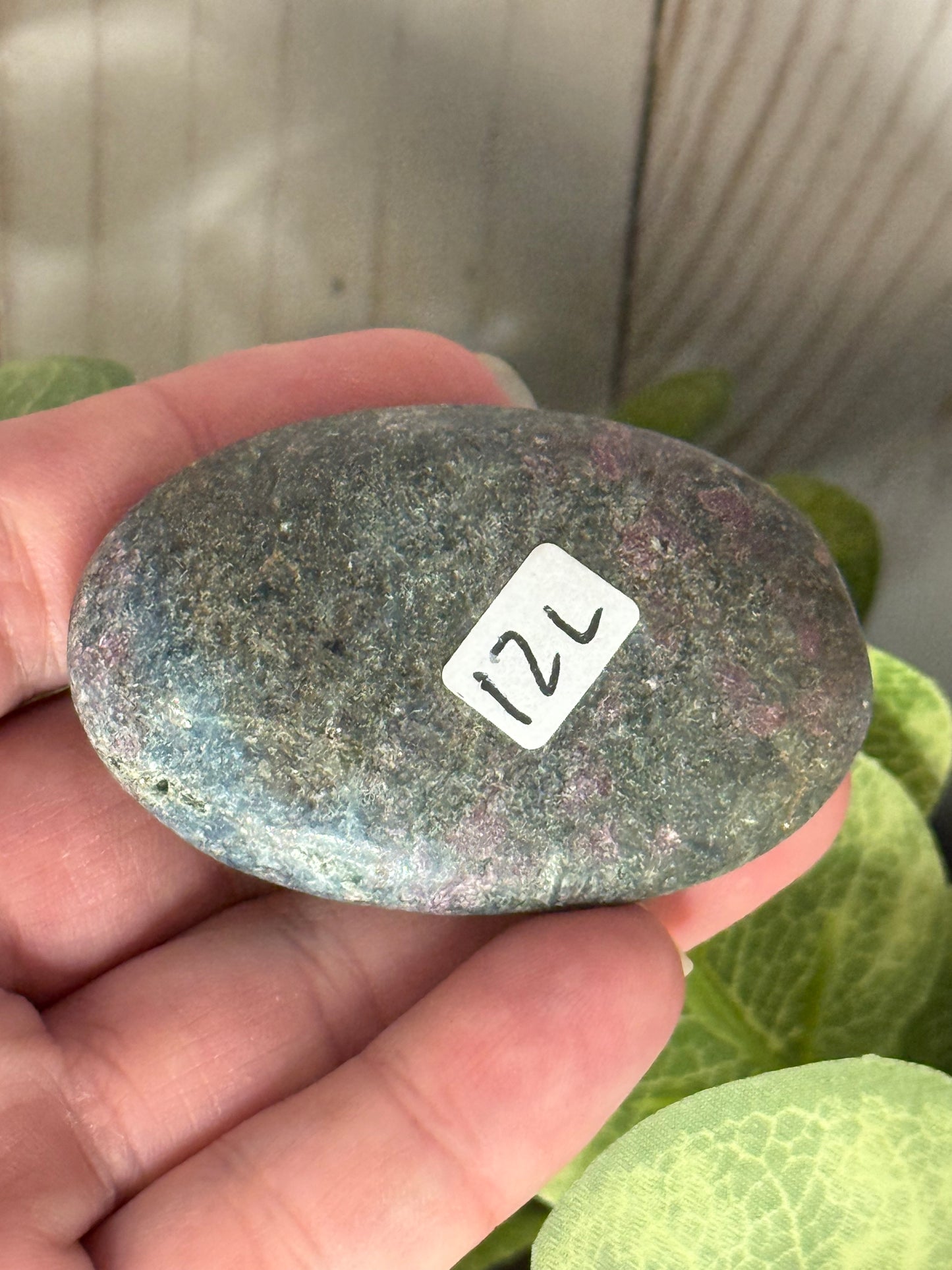 Ruby & Fuchsite Palm Stones